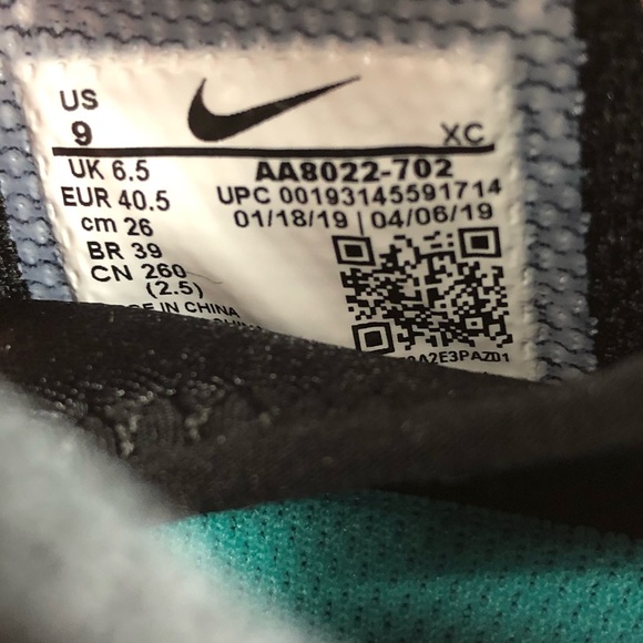 NIKE Women's Air Zoom Zero HC Cheetah Tennis Shoes - Picture 7 of 7